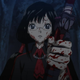 “Saya... you’ve, uh... you’ve got some... blood... on you.” “Don’t worry, this happens all the time. This show is called Blood, you know. It’d be weird if I was splattered in other bodily fluids, right? Wrong genre.”